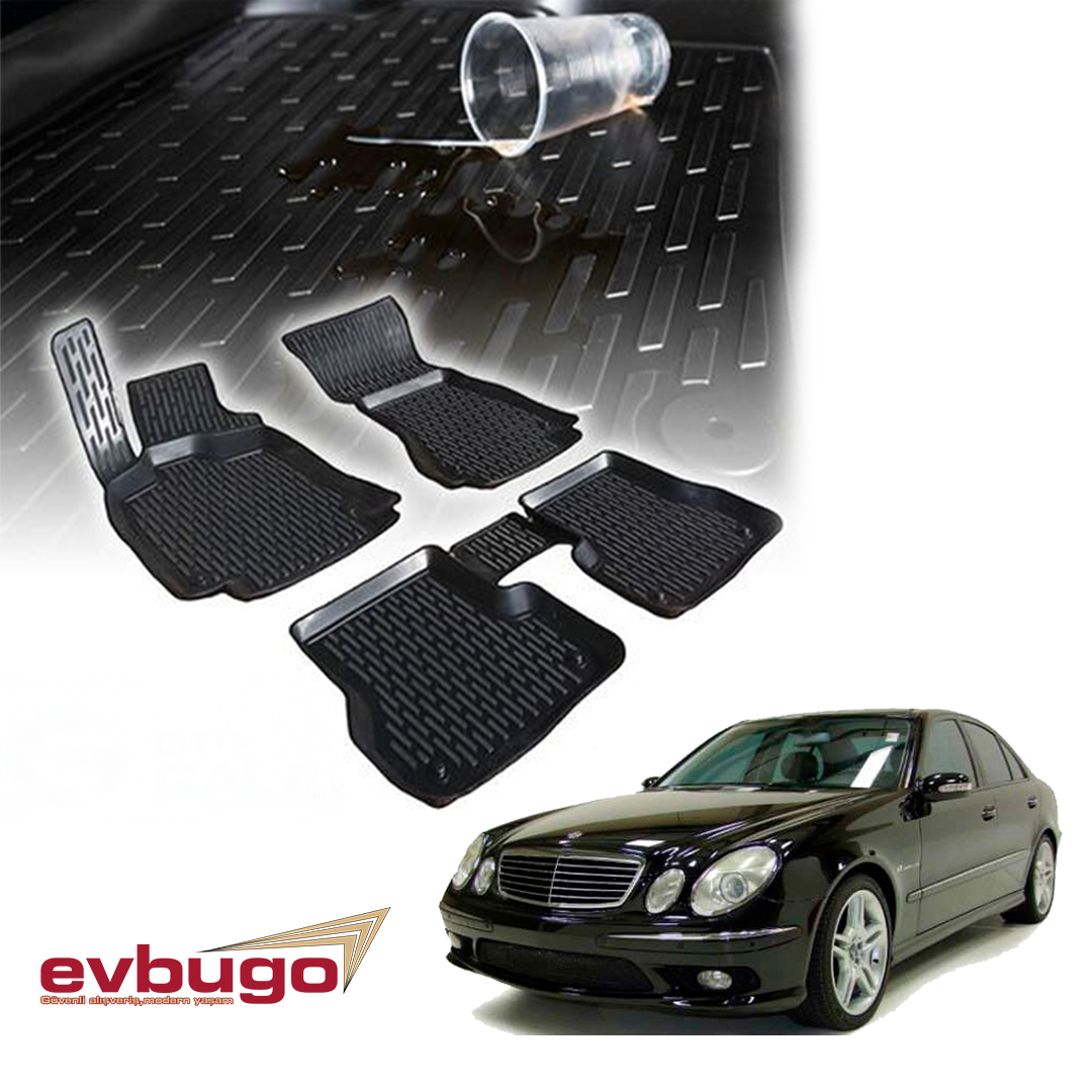 3D PASPAS SİYAH MERCEDES E SERİSİ W210 1995-2002